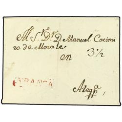 PERU Sobre dirigido a AREQUIPA