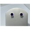 Image 1 : WHITE GOLD AMEYTHST EARRINGS (NO BACKINGS)