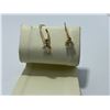Image 1 : 14K YELLOW GOLD MOISSANITE EARRINGS