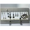 Image 1 : ASSORTED SILVER EARRINGS