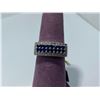 Image 1 : 14K WHITE GOLD SAPPHIRE AND DIAMOND RING