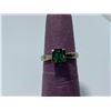 Image 1 : 14K YELLOW GOLD STONE AND DIAMOND RING