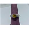 Image 1 : 14K WHITE GOLD DIAMOND AND STONE RING