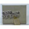 Image 1 : 14K WHITE GOLD AND DIAMOND ELEPHANT BROCHE