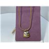 Image 1 : 14K YELLOW GOLD 16" NECKLACE WITH PENDANT