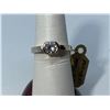Image 1 : 14K WHITE GOLD MOISSANITE RING