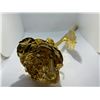 Image 1 : 22K GOLD PLATED ROSE