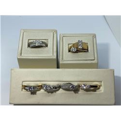 ASSORTED SAMPLE RINGS