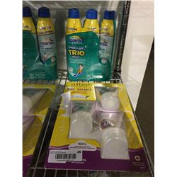 Coppertone Contiguous Spray 60 SPF 3-Pack and Alba Botanica Kids Sunscreen Lotion Lot of 2