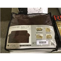 Surefit Sueded Twill Loveseat Slipcover