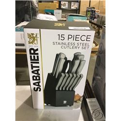 Sabatier 15-Piece Stainless Steel Cutlery Set