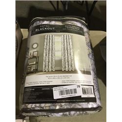 Total Blackout Floral Grommet Panel (52" x 95")