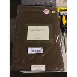 Basketweave Easy Care Table Cloth - Brown (60" x 120")