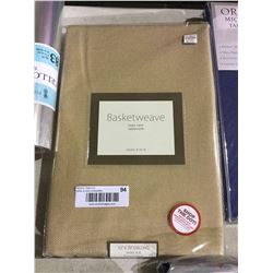 Basketweave Easy Care Tablecloth - Beige (52" x 70")