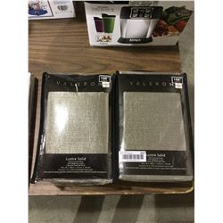 ValeronLustre Solid Grommet Panel (54" x 108") Lot of 2