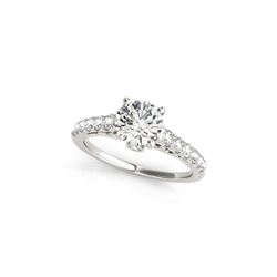 1.75 ctw Certified VS/SI Diamond Ring 18K White Gold