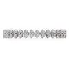 Image 2 : 18.5 ctw Pear Diamond Designer Bracelet 18K White Gold