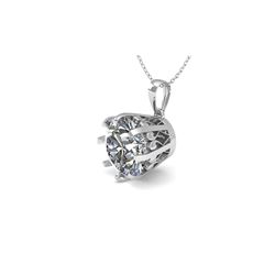1.50 ctw Certified VS/SI Diamond Necklace 18K White Gold