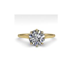 1.50 ctw Certified VS/SI Diamond Engagement Ring 18K Yellow Gold