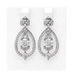 Image 1 : 4.65 ctw Diamond Earrings 18K White Gold