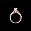 Image 2 : 1.91 ctw Certified Diamond Solitaire Antique Ring 10K Rose Gold