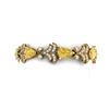 Image 1 : 23.66 ctw Canary Citrine & VS Diamond Bracelet 18K Yellow Gold