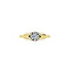 Image 1 : 1 ctw Solitaire Certified VS/SI Diamond Ring 18K Yellow Gold