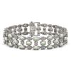 Image 1 : 14.15 ctw Opal & Diamond Bracelet 10K White Gold