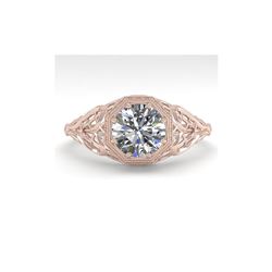 1.01 ctw VS/SI Diamond Engagement Ring 18K Rose Gold