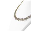 Image 2 : 100.1 ctw Tanzanite & Diamond Necklace 18K Yellow Gold