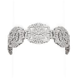 13.01 ctw Diamond Bracelet 18K White Gold