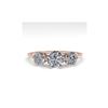 Image 1 : 1 ctw Past Present Future VS/SI Diamond Ring 18K Rose Gold