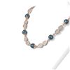 Image 2 : 17.27 ctw Diamond and Pearl Necklace 18K Rose Gold