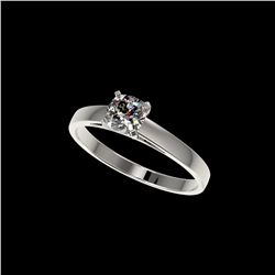 .50 ctw Certified VS/SI Quality Cushion Cut Diamond Ring 10K White Gold