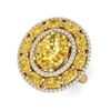 Image 1 : 7.21 ctw Canary Citrine & VS Diamond Ring 18K Yellow Gold