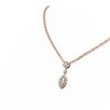 Image 2 : 1.61 ctw Marquise Diamond Necklace 18K Rose Gold