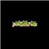 Image 1 : 19.7 ctw Peridot & VS/SI Diamond Eternity Bracelet 10K Yellow Gold