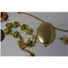 Image 9 : Misc Jewelry: Chains, Pearls, Earrings, Rings, Coins, Trinket Box, etc