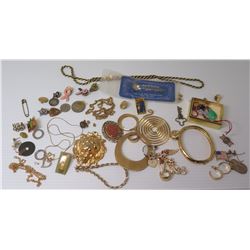 Misc Jewelry: Chokers, Rope Chains, Bracelet, Pendants, Brooches, Pins, etc
