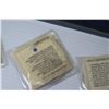 Image 10 : Statehood Quarter Dollars 24K Gold Plated 1999-2000 COA in Box & Misc Coins