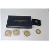 Image 12 : Statehood Quarter Dollars 24K Gold Plated 1999-2000 COA in Box & Misc Coins