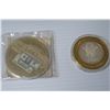 Image 6 : Statehood Quarter Dollars 24K Gold Plated 1999-2000 COA in Box & Misc Coins