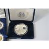 Image 8 : Statehood Quarter Dollars 24K Gold Plated 1999-2000 COA in Box & Misc Coins