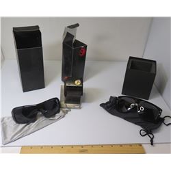 Sabre UV Sunglasses w/ Case, Dragon Sunglasses & Vestal Rosewood RSW001 Watch