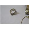 Image 4 : Misc Jewelry: Charm Bracelet, Bangles, Watch, Rings, Boxed Necklace/Earrings Set, etc