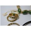 Image 6 : Misc Jewelry: Charm Bracelet, Bangles, Watch, Rings, Boxed Necklace/Earrings Set, etc