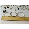 Image 8 : Misc Jewelry: "Kuuipo" Enameled Hawaiian Bracelet, Misc. Bracelets, Rings, Cuff Links, Earrings, Tie