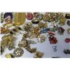 Image 8 : Misc Brooches & Earrings: Flowers, Rhinestones, Beaded, etc