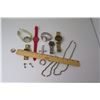 Image 2 : Qty 6 Watches (Seiko, Fossil, Michael Kors, etc), Misc Earrings, Rings, Cross Pendant