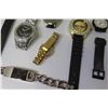 Image 10 : Qty 10 Watches (Diesel, Ashley, Casio, Guess, Marc Ecko, Seiko, etc) & Link Bracelet